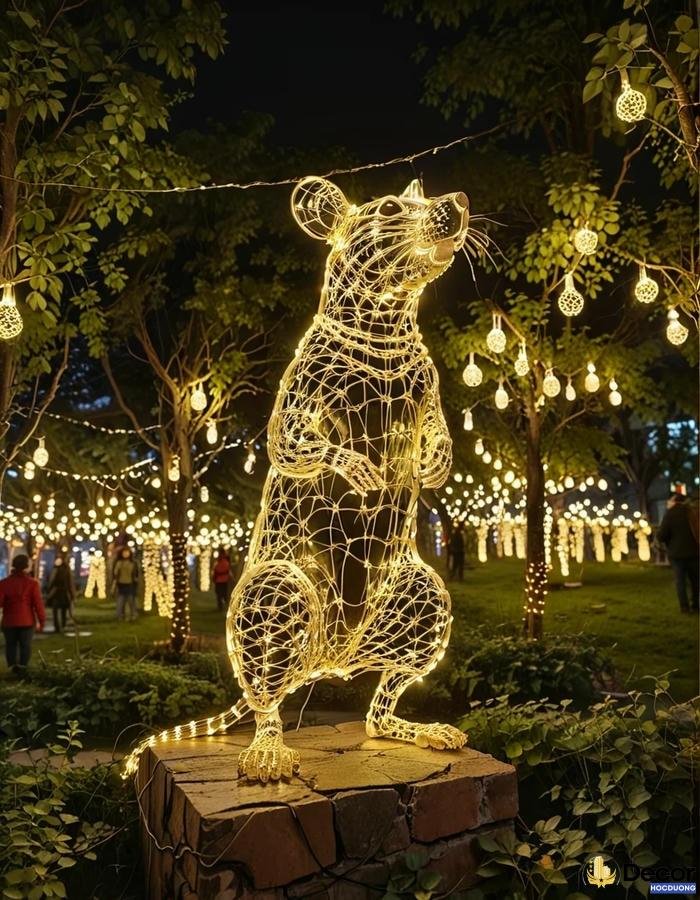 Gợi ý 50 + mẫu đen trang trí ngoài trời đẹp siêu xinh