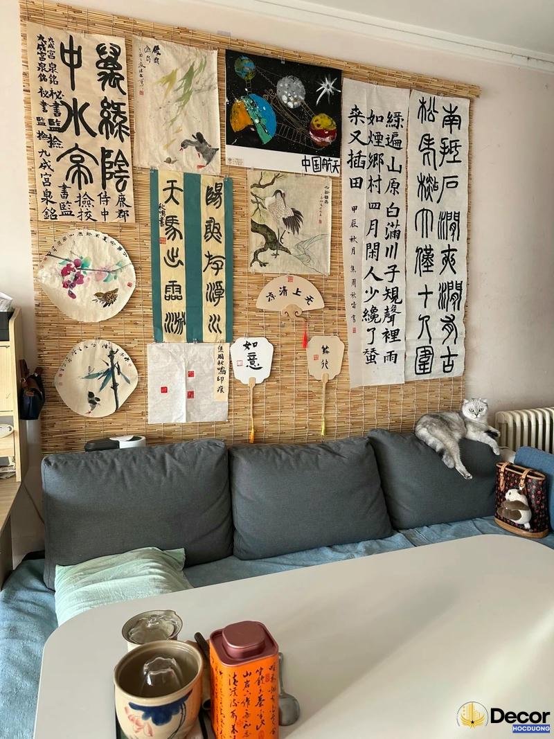 Trang trí mành tre phù hợp với nhiều không gian khác nhau.