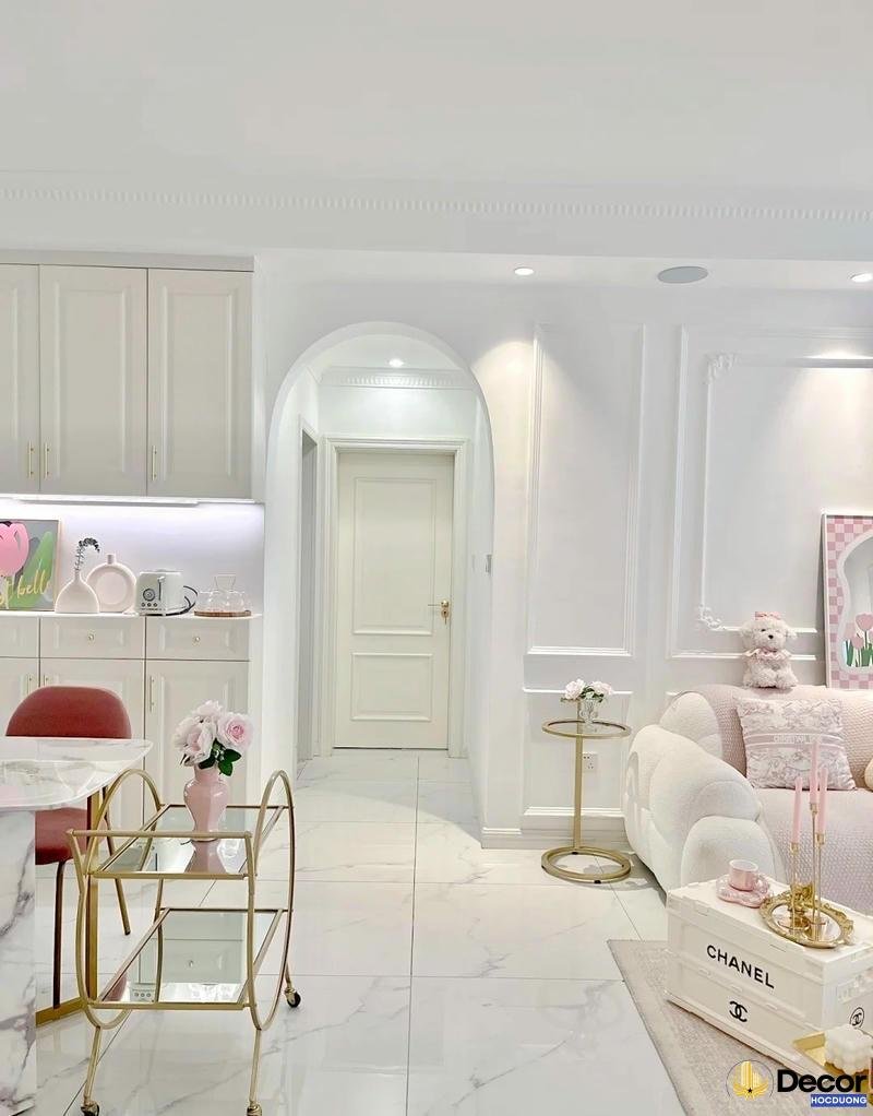 Trang trí nội thất sang trọng giúp căn phòng nổi bật.