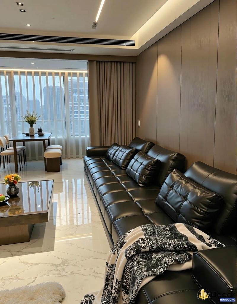 Trang trí nội thất tối giản giúp không gian trở nên tinh tế.