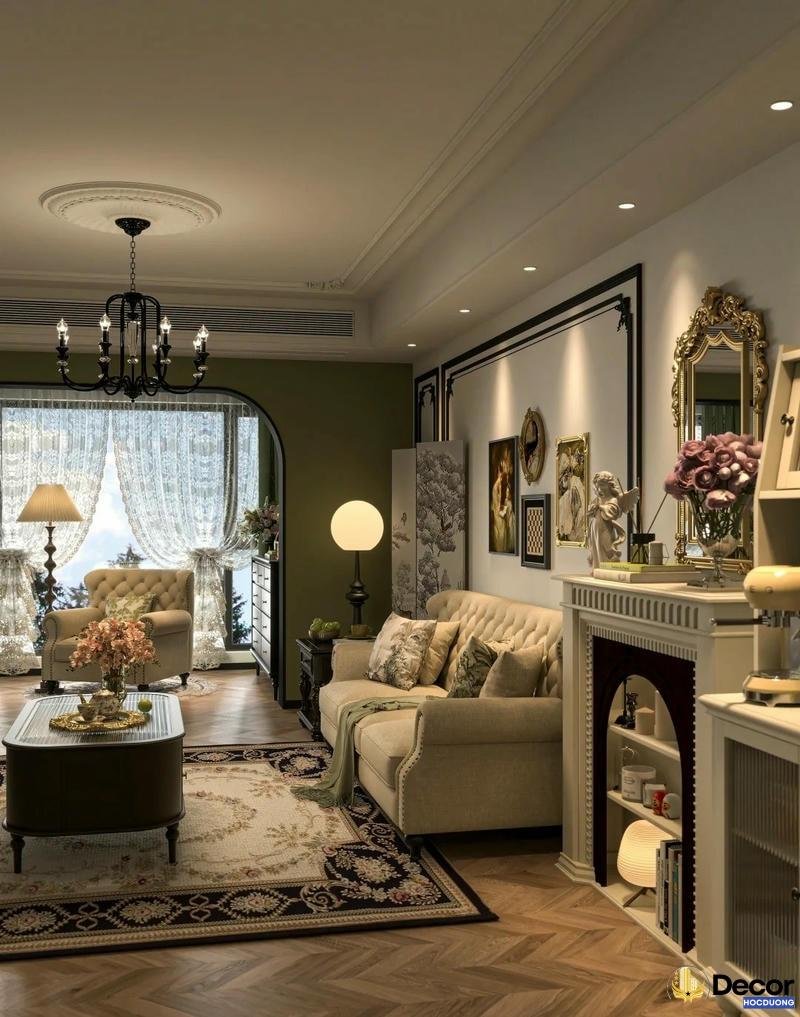 Trang trí nội thất tối ưu tạo cảm giác rộng rãi và thoáng mát.