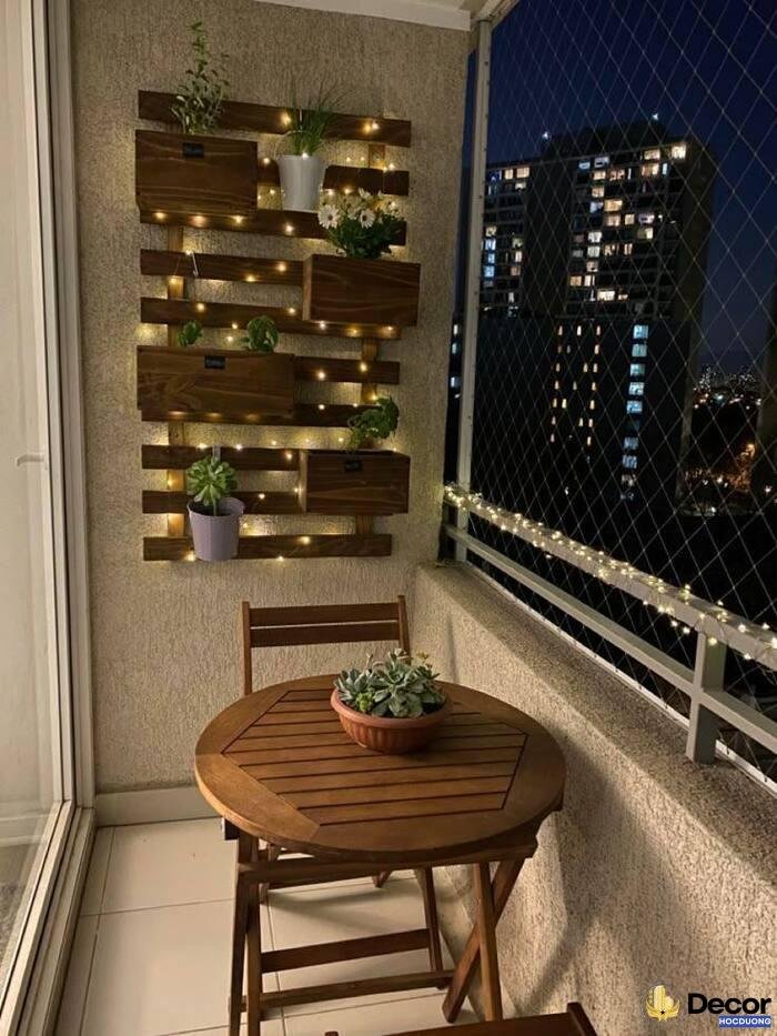 ảnh trang trí ban công siêu xinh