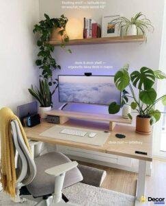 ảnh trang trí bàn làm việc siêu đẹp