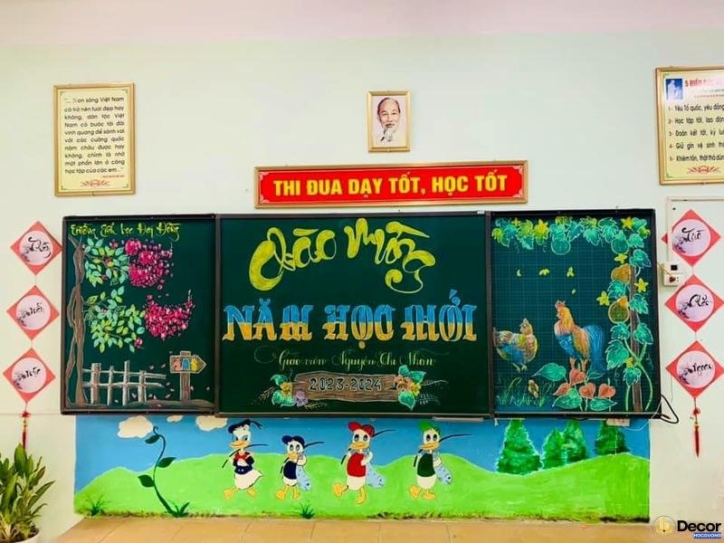 ảnh trang trí bảng chào mừng năm học mới
