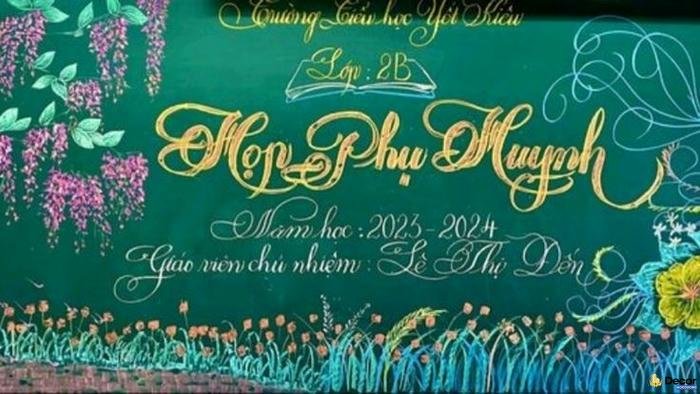 ảnh trang trí bảng họp phụ huynh cuối năm