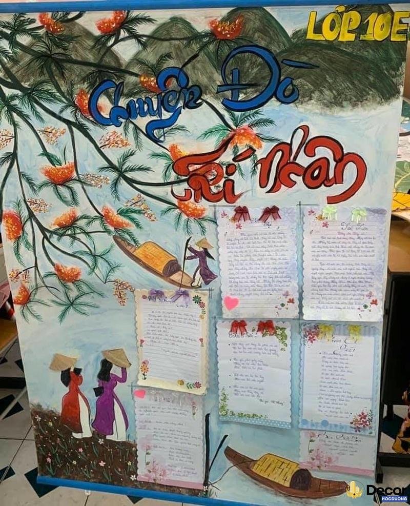 ảnh trang trí báo tường trên giấy a0