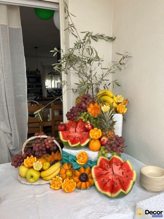ảnh trang trí mâm ngũ quả cực đẹp