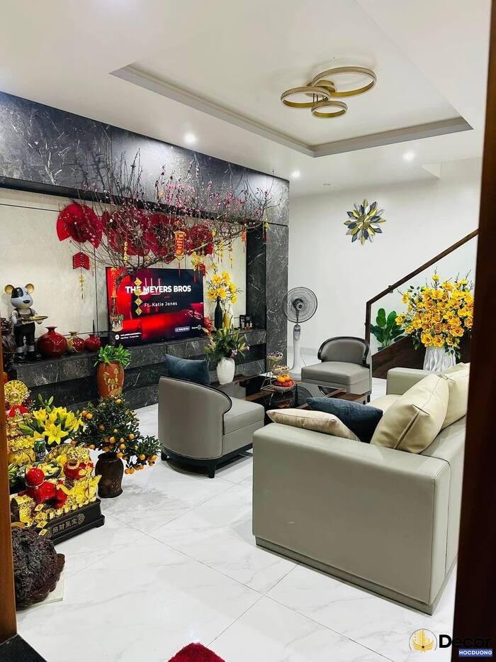 ảnh trang trí nhà ngày tết sang