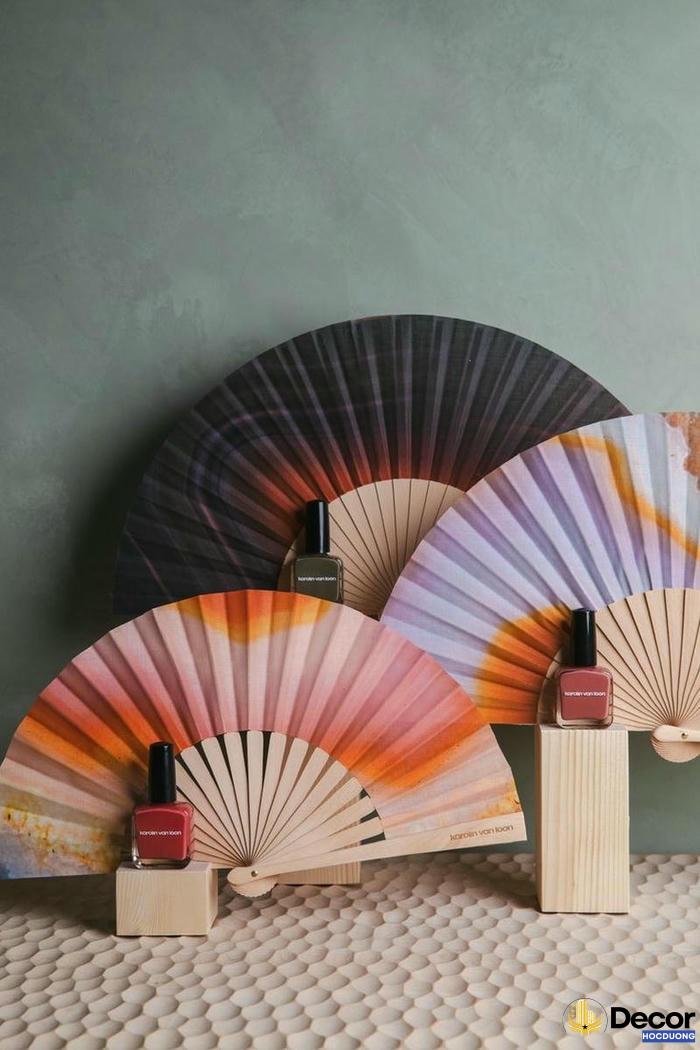 ảnh trang trí quạt cực kì đẹp