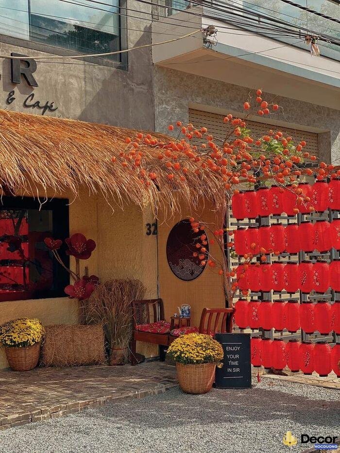 ảnh trang trí tiểu cảnh tết xưa xinh nhất