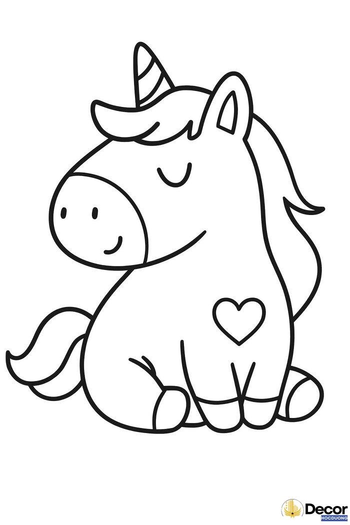 ảnh tranh tô màu cho bé 2 tuổi xinh nhất