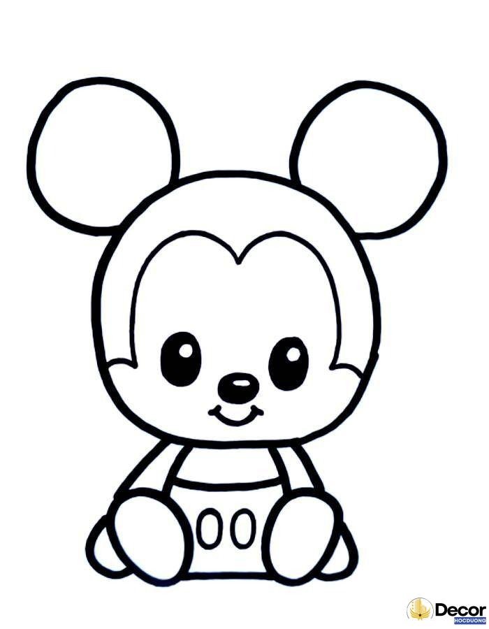 ảnh tranh tô màu cho bé mầm non hot