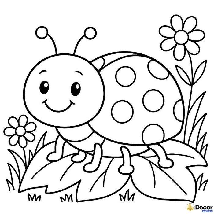 ảnh tranh tô màu đa dạng chủ đề cực xinh