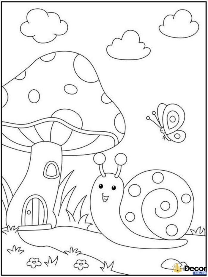 ảnh tranh tô màu đa dạng chủ đề siêu xinh