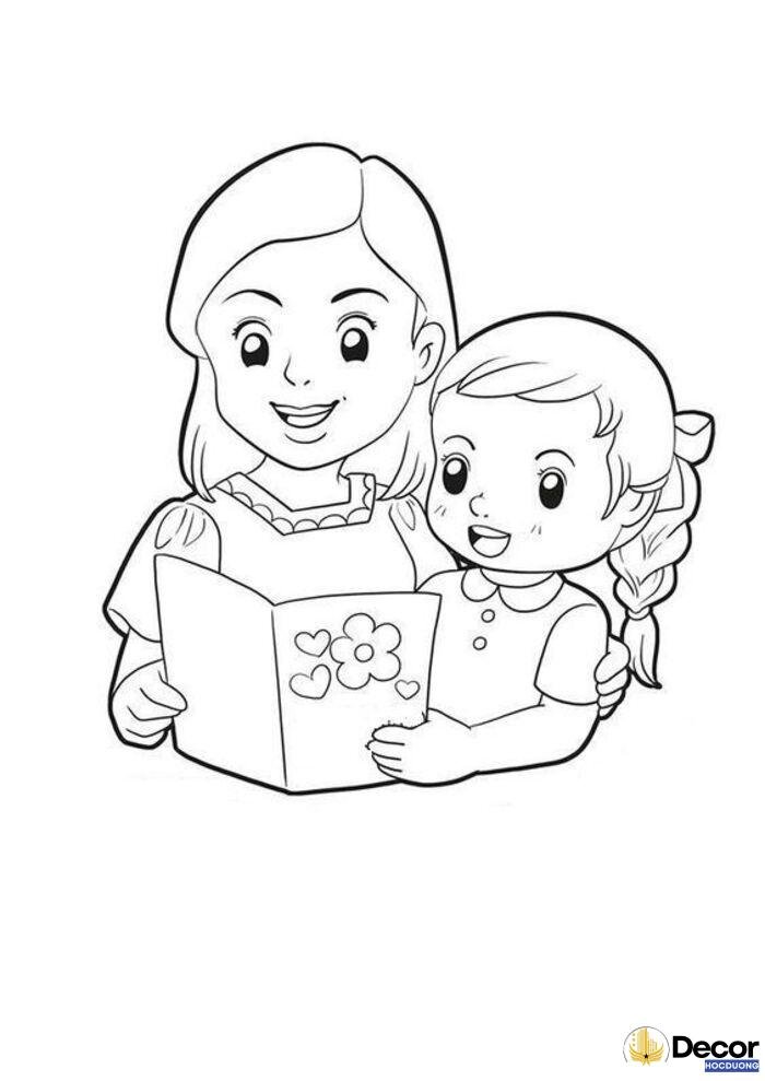 ảnh tranh tô màu ngày 83 cute