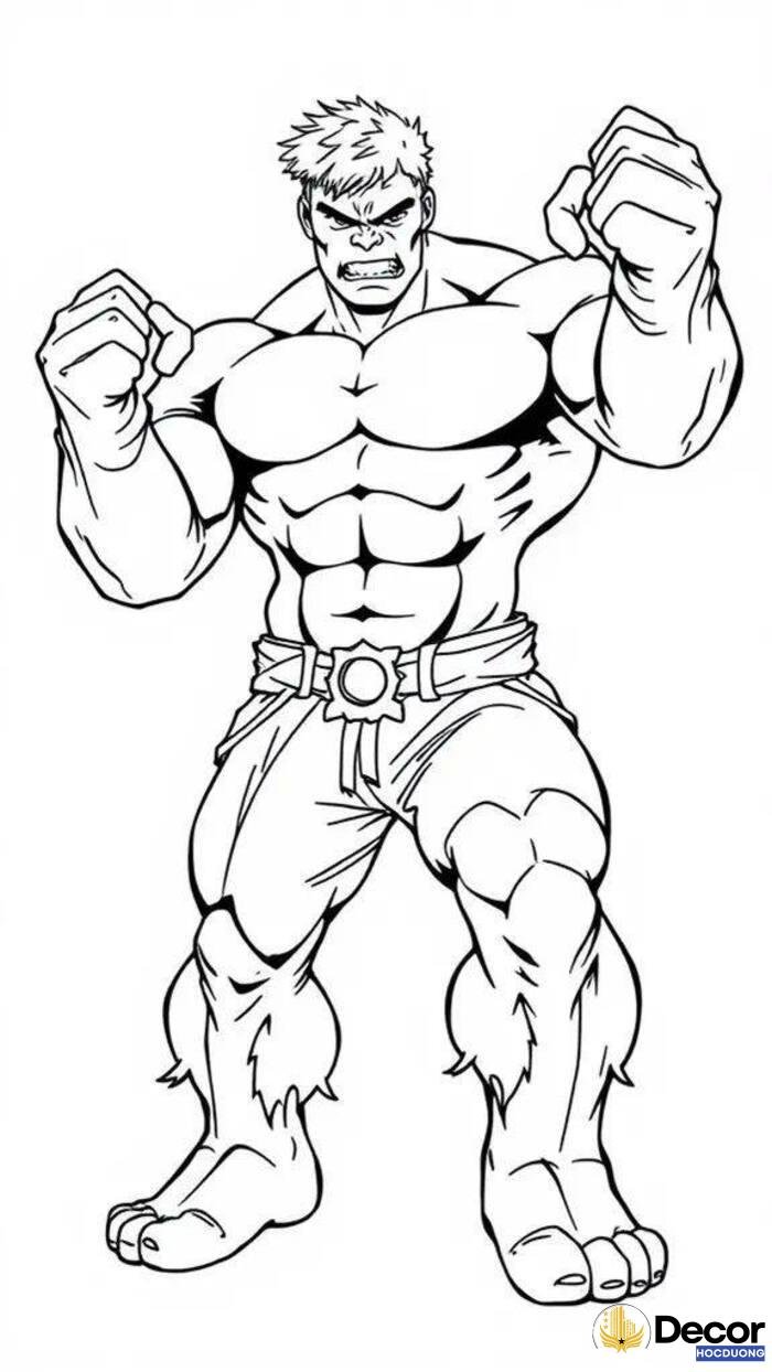 ảnh tranh tô màu siêu nhân cool ngầu cực đẹp