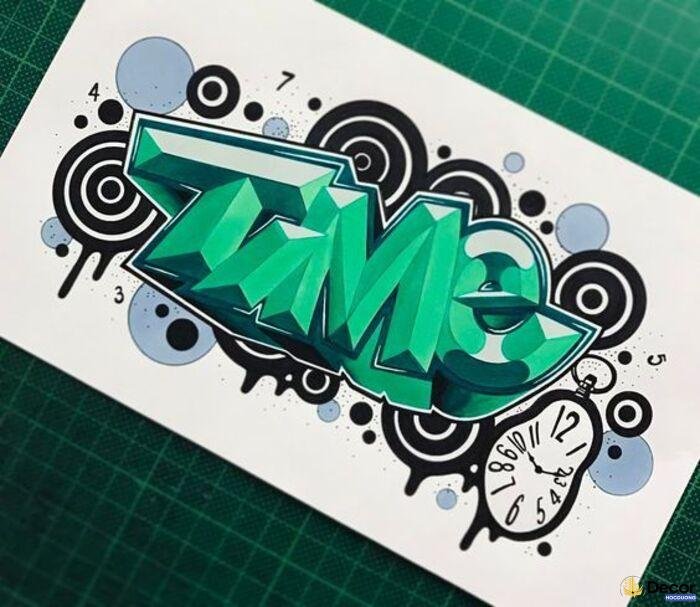 ảnh vẽ chữ trang trí nghệ