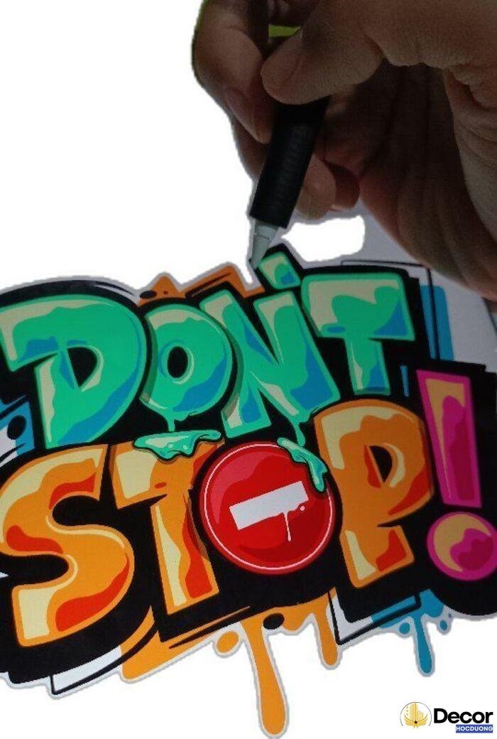 ảnh vẽ chữ trang trí siêu đẹp