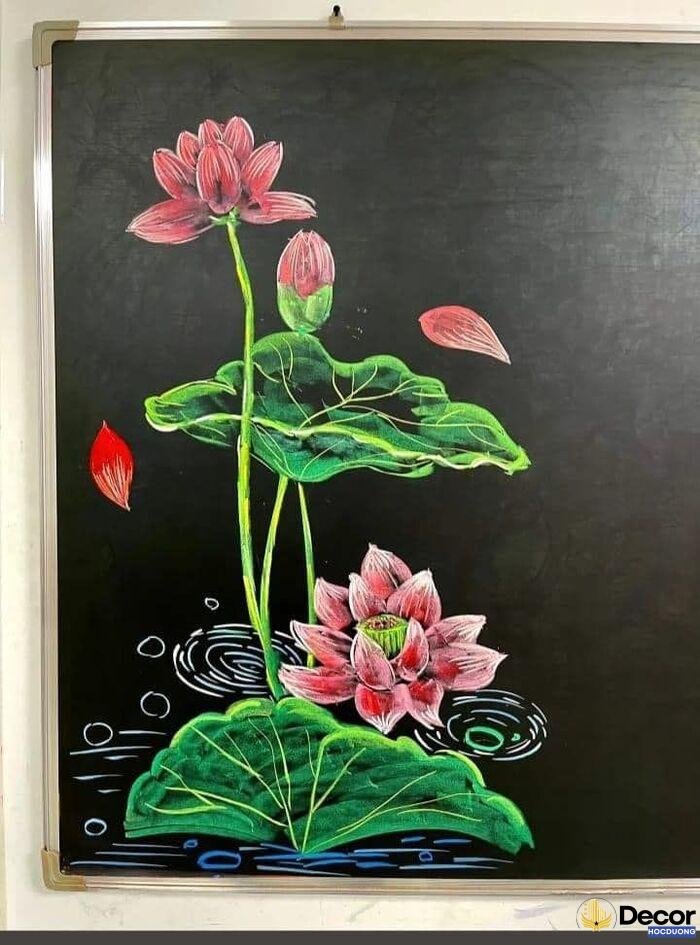 ảnh vẽ hoa trang trí đẹp nhất