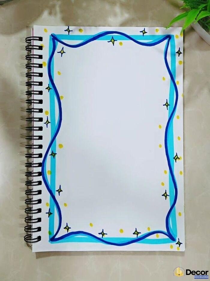 ảnh vẽ khung trang trí cực đẹp