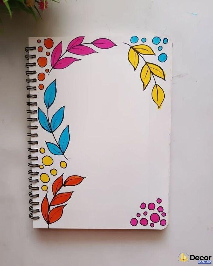 ảnh vẽ khung trang trí cực nghệ