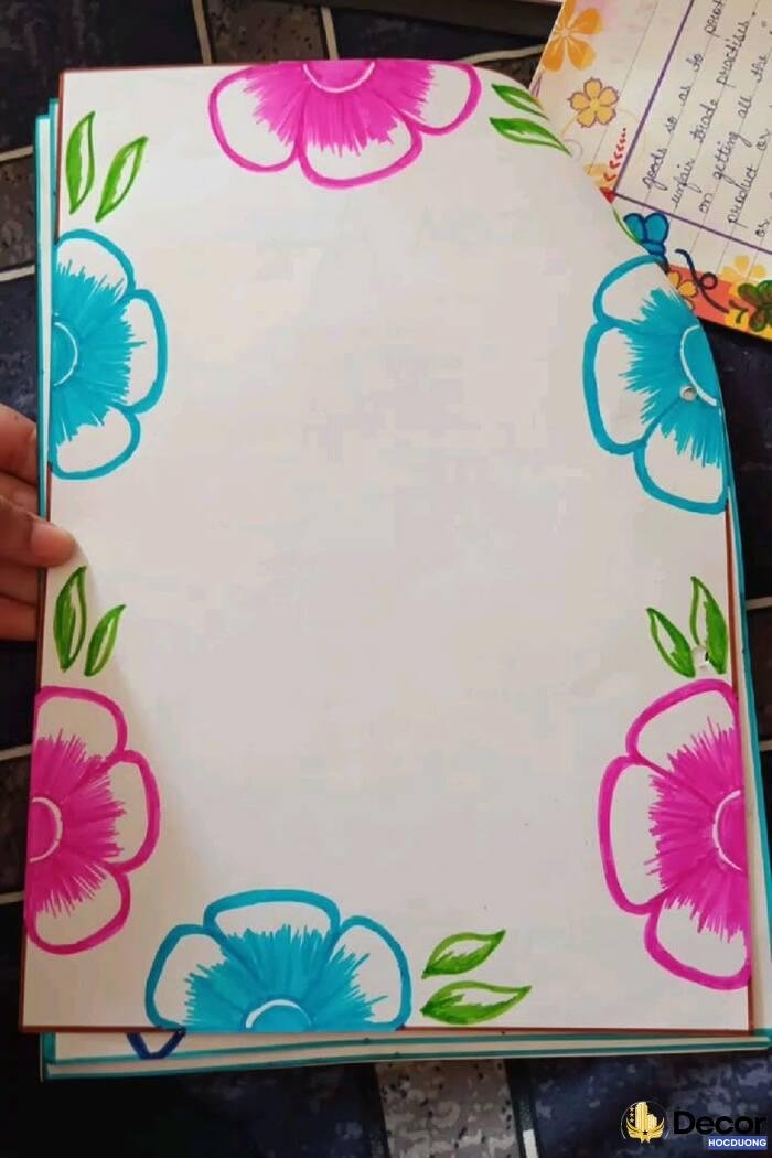 ảnh vẽ khung trang trí đẹp nhất