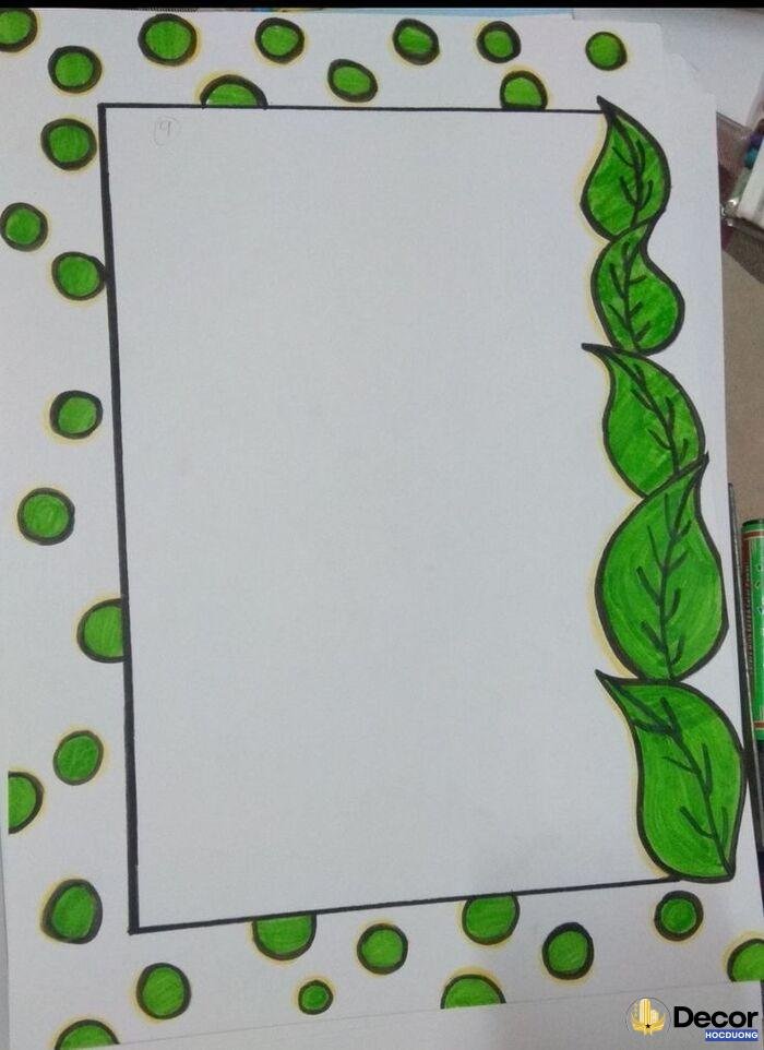ảnh vẽ khung trang trí siêu đẹp