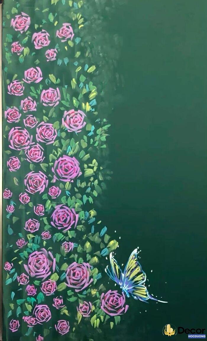 ảnh vẽ trang trí bảng siêu đẹp