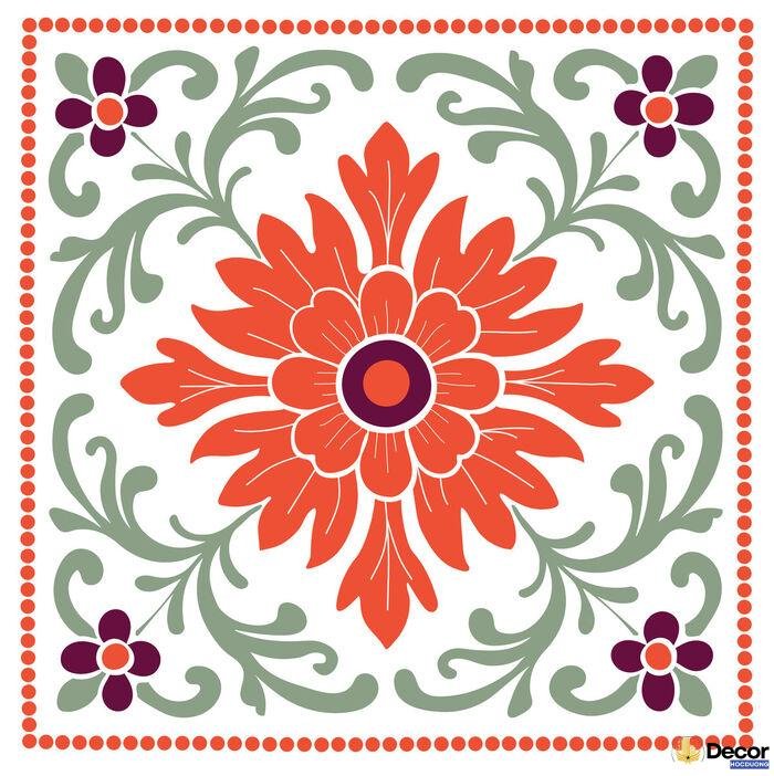 ảnh vẽ trang trí hình vuông