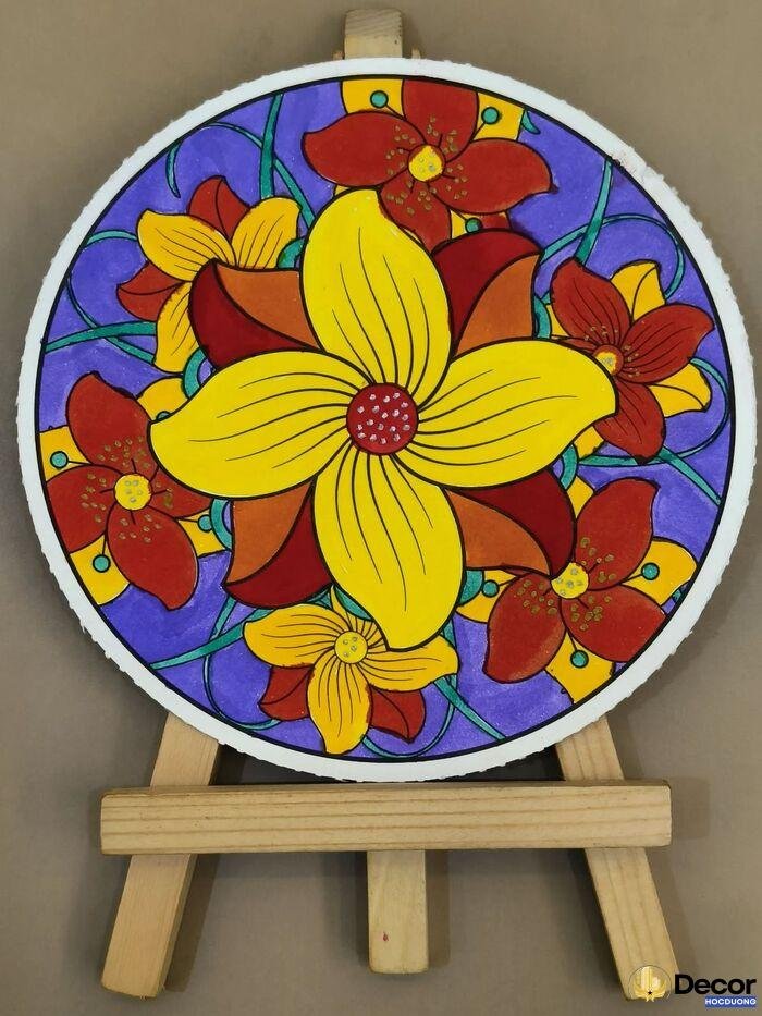 ảnh vẽ trang trí vòng tròn cực đẹp