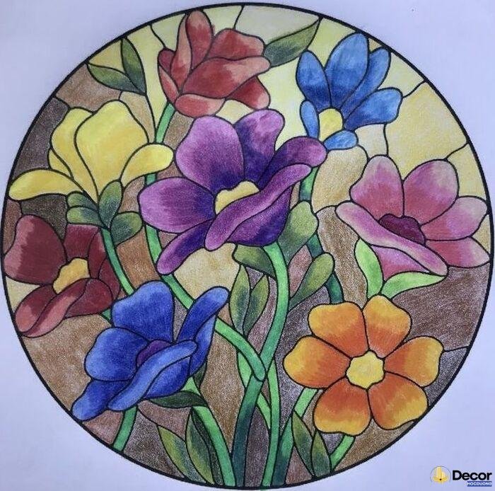 ảnh vẽ trang trí vòng tròn đẹp nhất