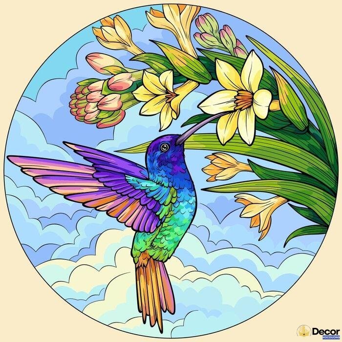 ảnh vẽ trang trí vòng tròn siêu đẹp