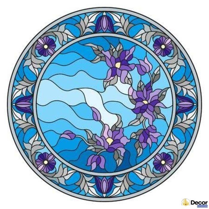 ảnh vẽ trang trí vòng tròn xinh nhất