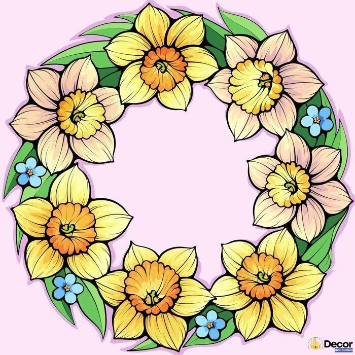 ảnh vẽ trang trí vòng tròn