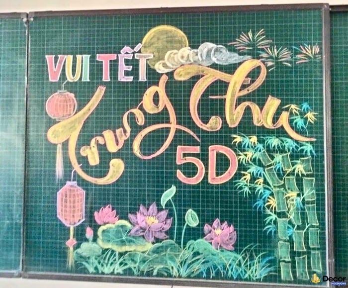 bảng trung thu trang trí đẹp