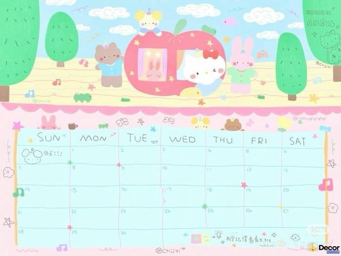 cách trang trí thời khóa biểu cấp 2