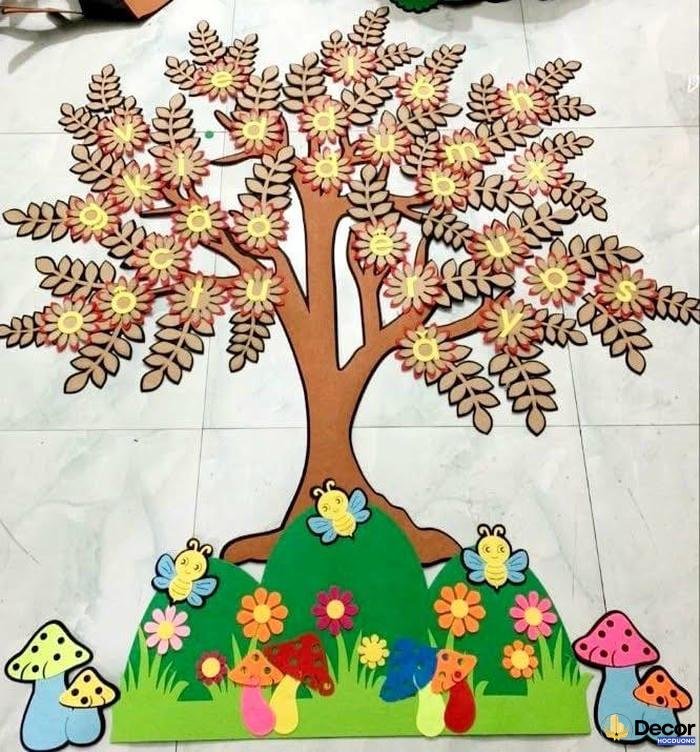 cây giả trang trí góc nghệ thuật