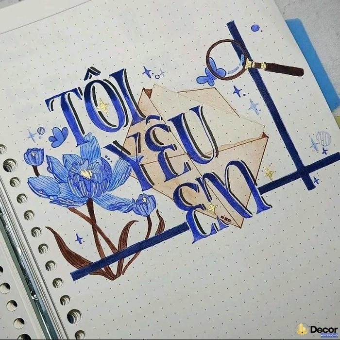 chữ kiểu trang trí