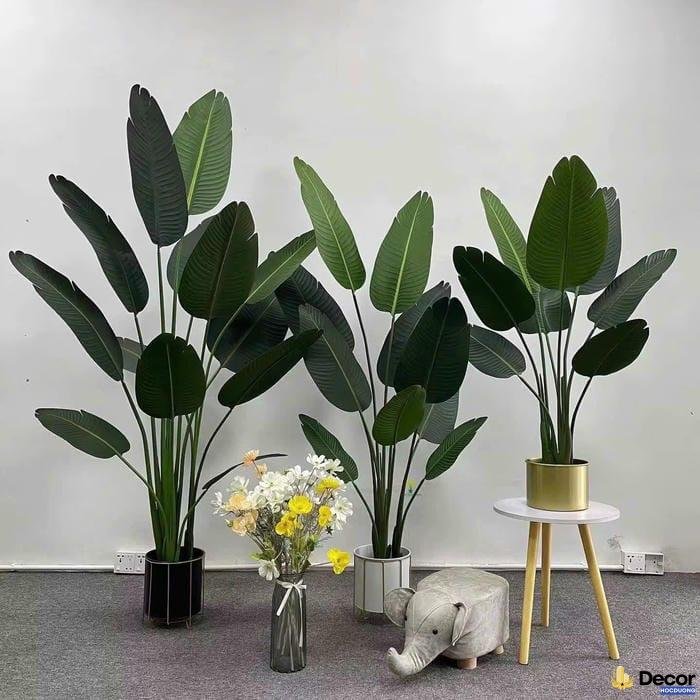 decor lớp học bằng cây giả