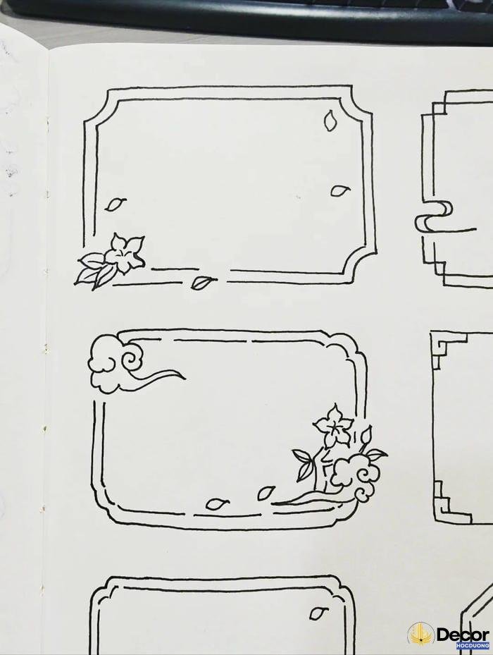 đường diềm hoa văn