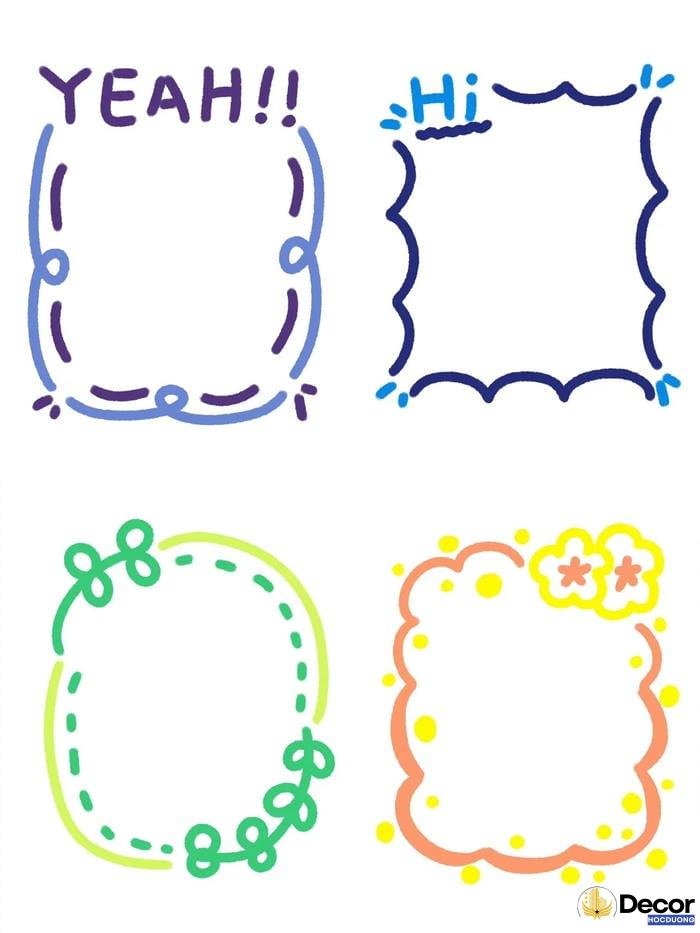 đường diềm trang trí cho tranh