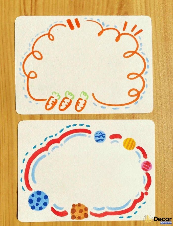 đường diềm trang trí đẹp cho lớp học