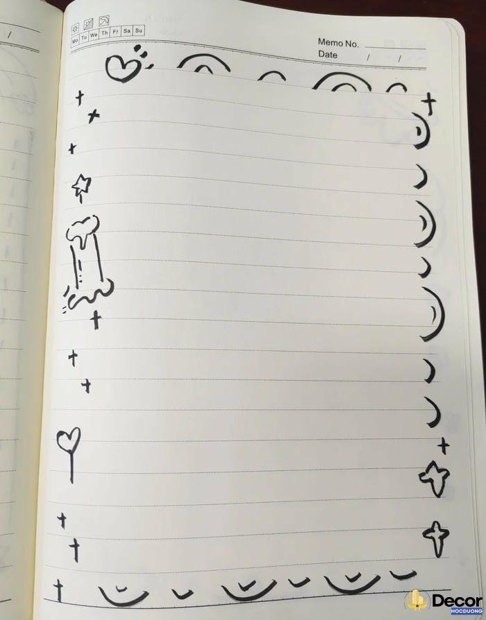 đường diềm trang trí đẹp đơn giản