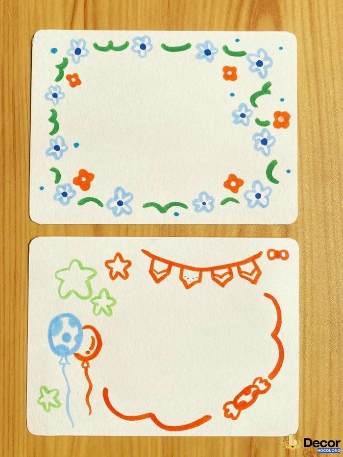 đường diềm trang trí đơn giản