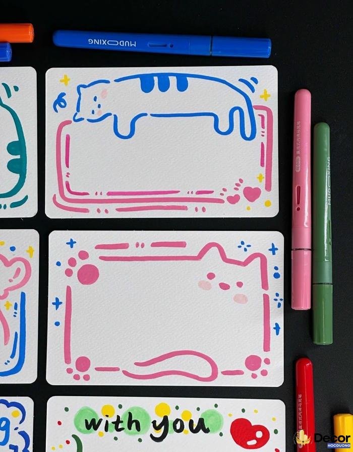 đường diềm trang trí giấy