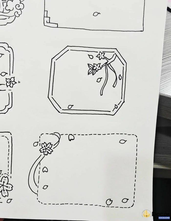 đường diềm trang trí tường