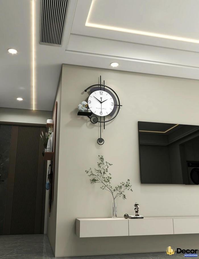 hình Trang trí đồng hồ treo tường