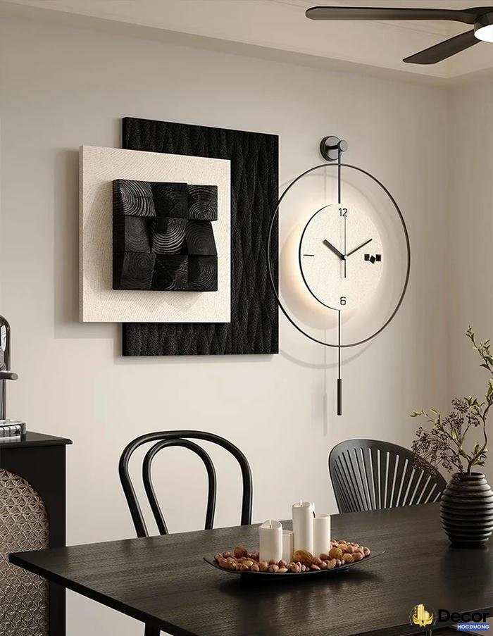 hình ảnh Trang trí đồng hồ treo tường