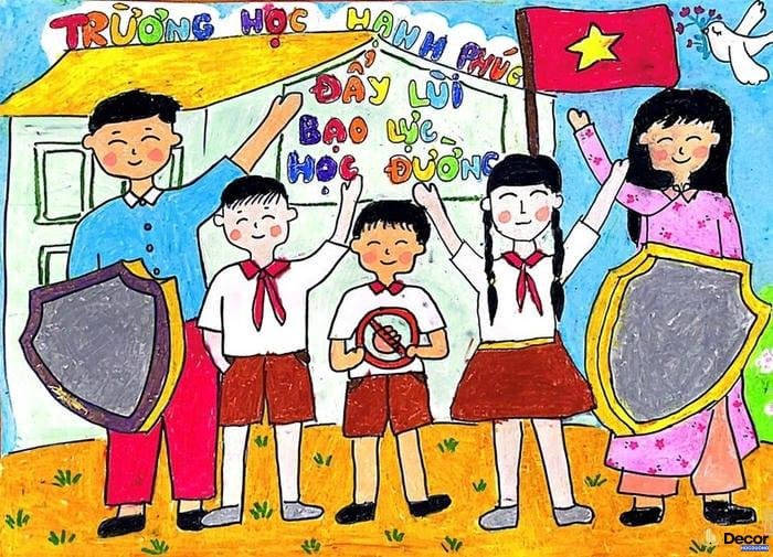 hình ảnh bạo lực tinh thần trong tranh