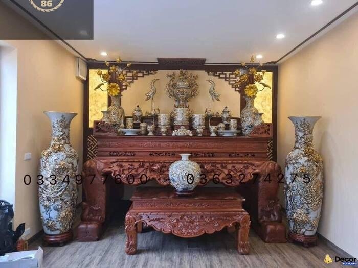 hình ảnh trang trí gia tiên có bàn thờ ý nghĩa